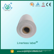 Hot selling new technology blank linerless sticker label